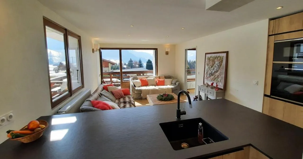 Wonderful Flat In Megeve - Beautiful View On Surrounding Mountains Apartment France